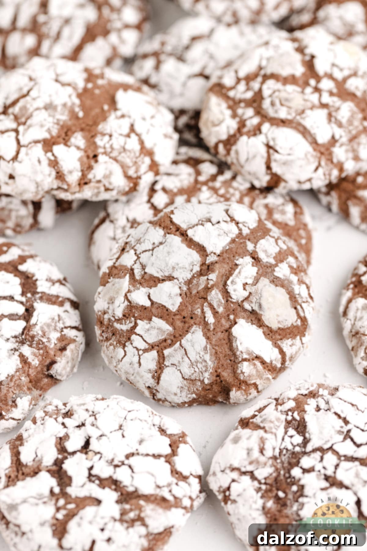 Cookies made with a brownie mix. 