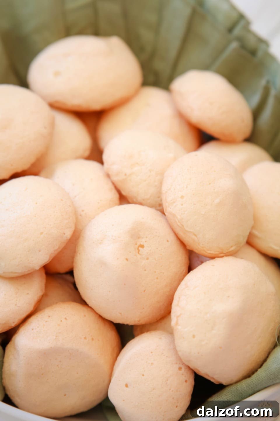 Easy Vanilla Meringue Cookies recipe finished product