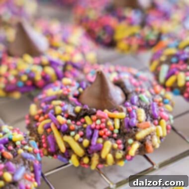 Easter Brownie Blossom Cookies