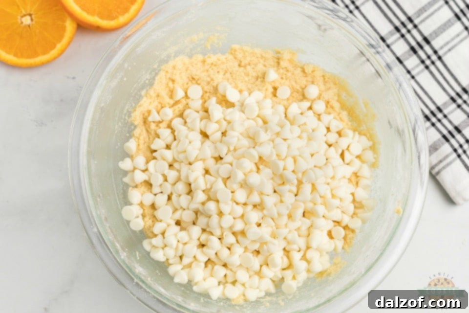 Dreamy Orange Creamsicle Cookies 5 The dry ingredients, including baking soda, are combined for the cookie dough.