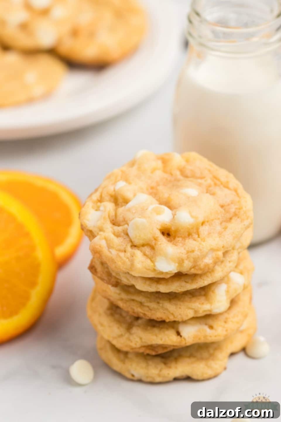 Dreamy Orange Creamsicle Cookies 9 A freshly baked batch of soft and chewy orange creamsicle cookies, ready to be enjoyed.