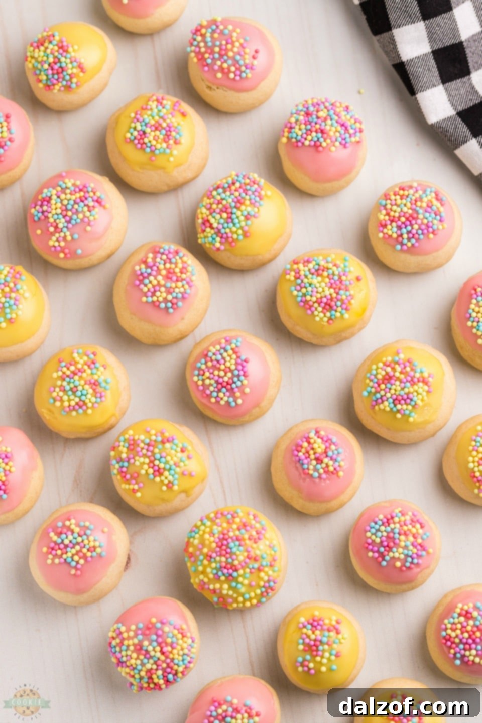Homemade Frosted Italian Cookies recipe