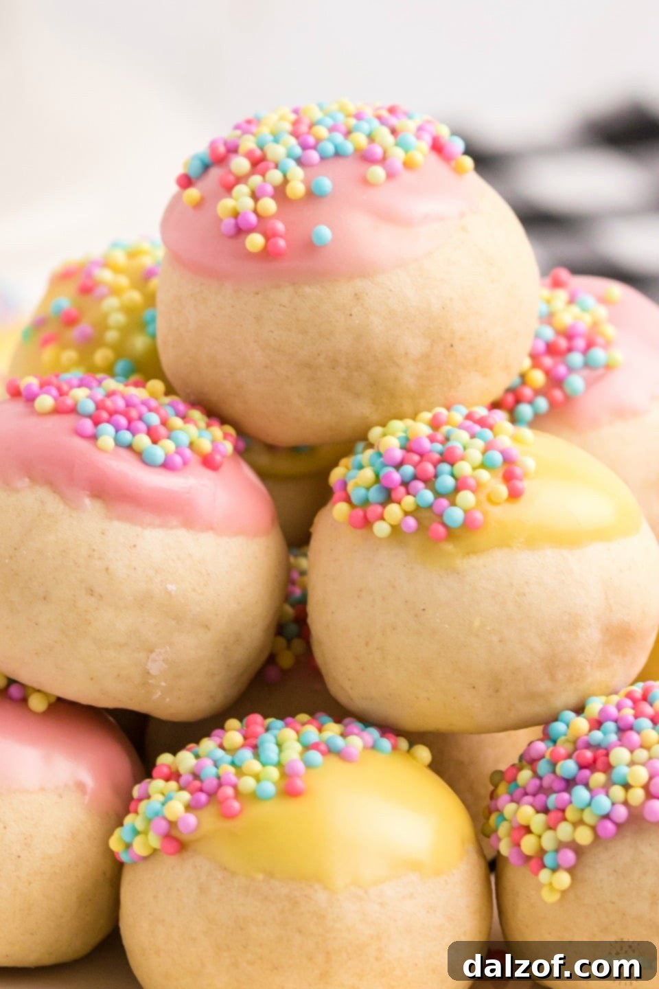 Homemade Frosted Italian Cookies recipe