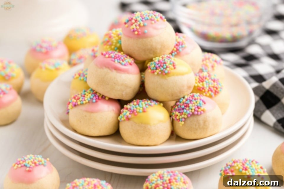 Homemade Frosted Italian Cookies recipe
