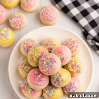 Homemade Frosted Italian Cookies recipe