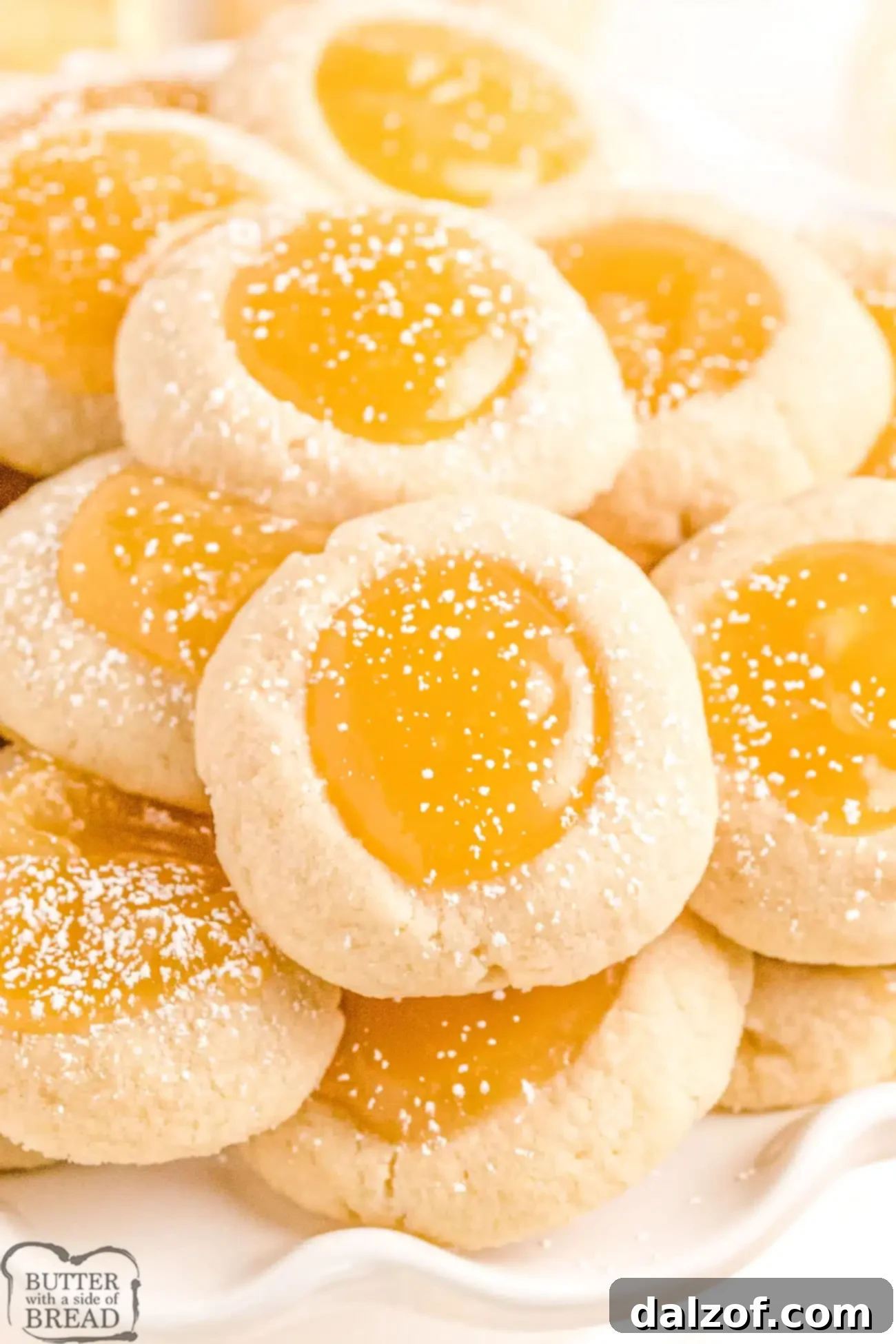Lemon Thumbprint Cookies. 