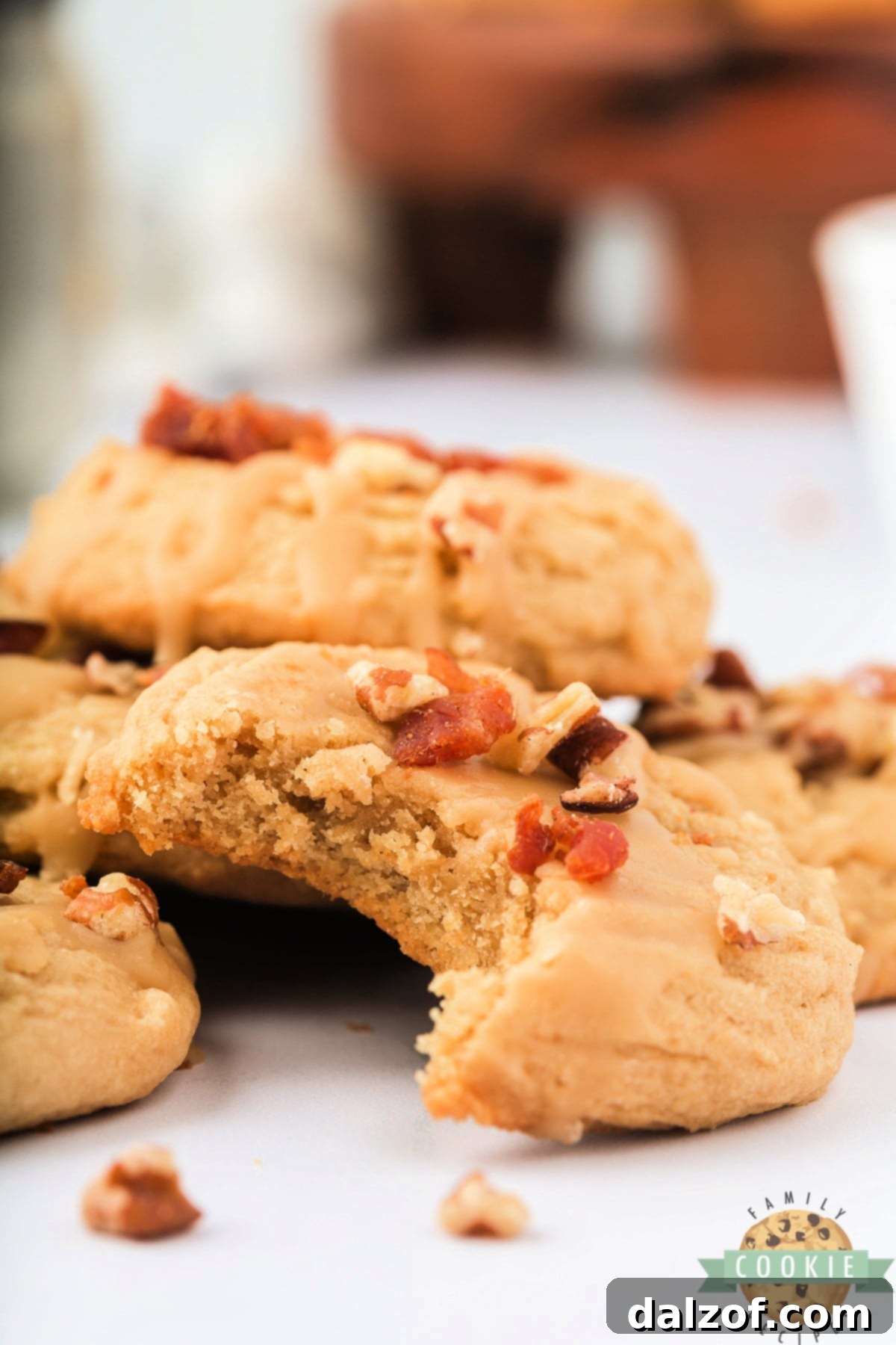 Sweet and Salty Maple Bacon Cookies 12 Maple bacon cookie recipe.