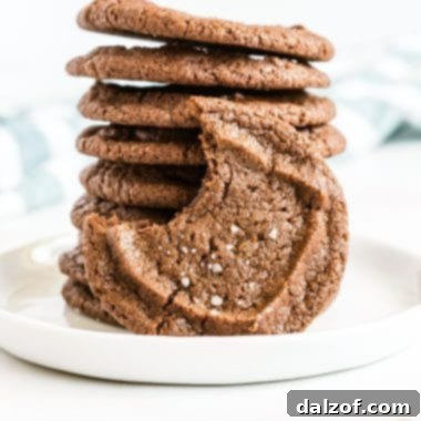 Salted Chocolate Shortbread Cookies recipe