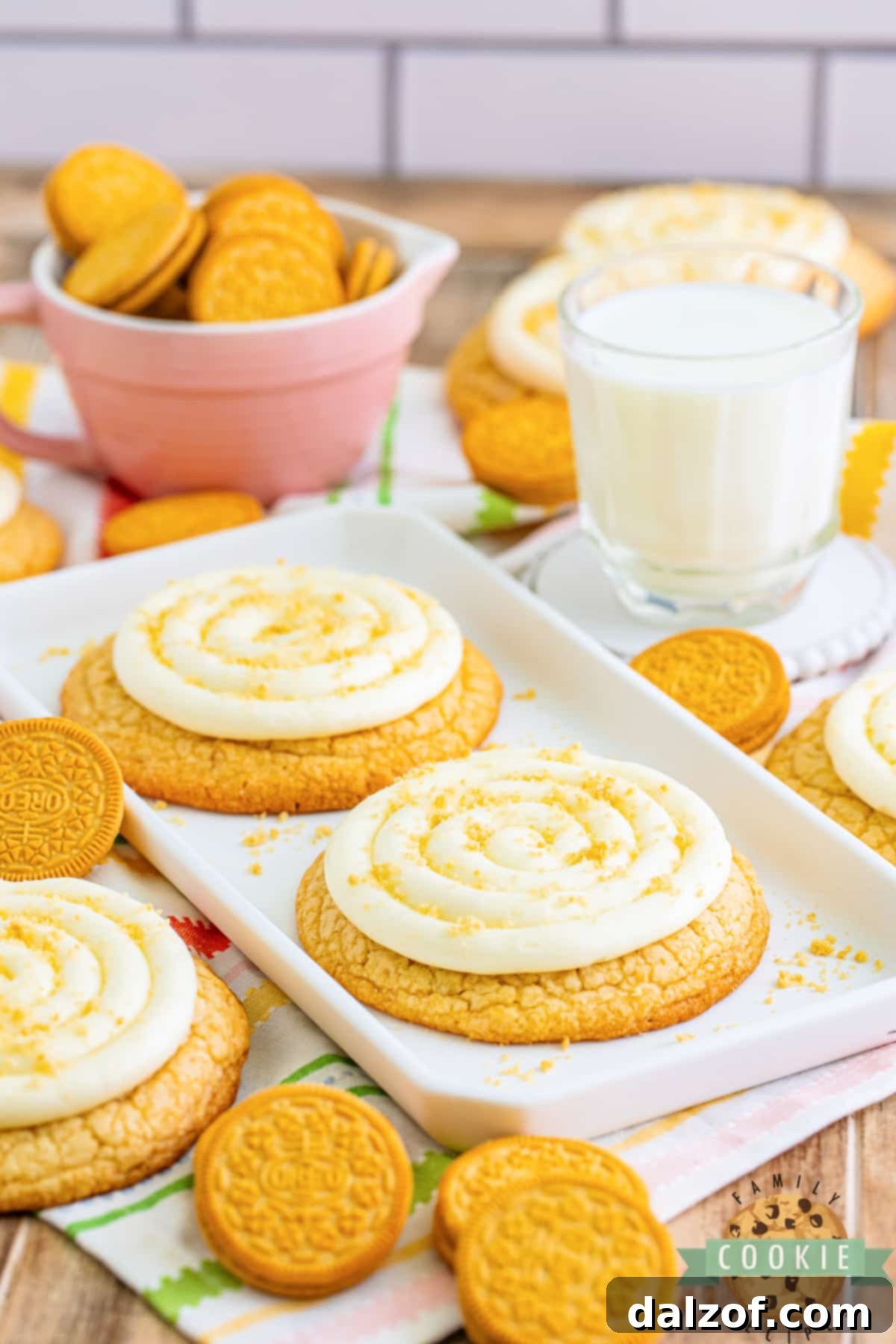 Crumbl-Inspired Golden Oreo Cookie Bliss 13 Copycat Crumbl cookies.