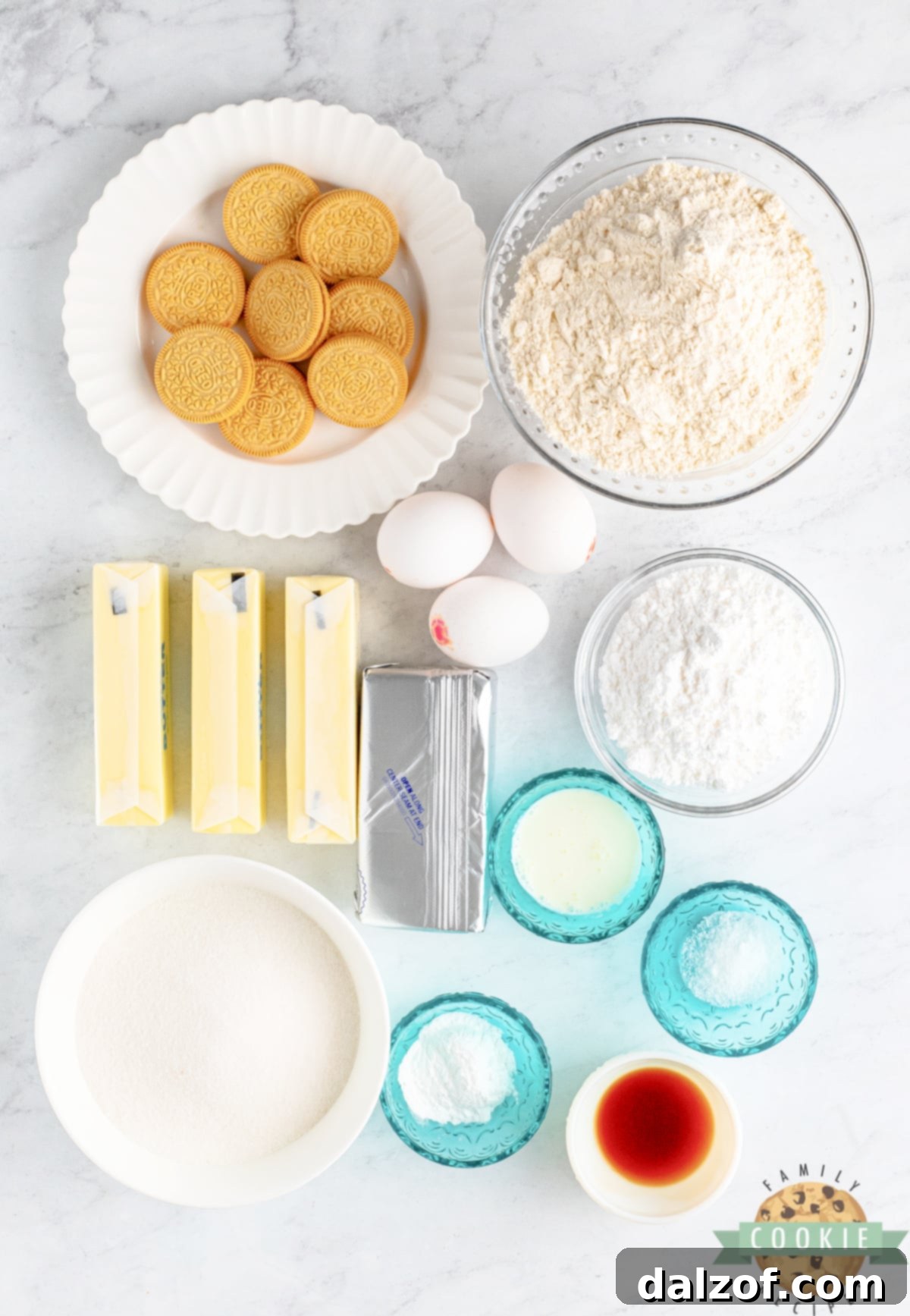Crumbl-Inspired Golden Oreo Cookie Bliss 4 Ingredients in Copycat Crumbl Golden Oreo Cookies.