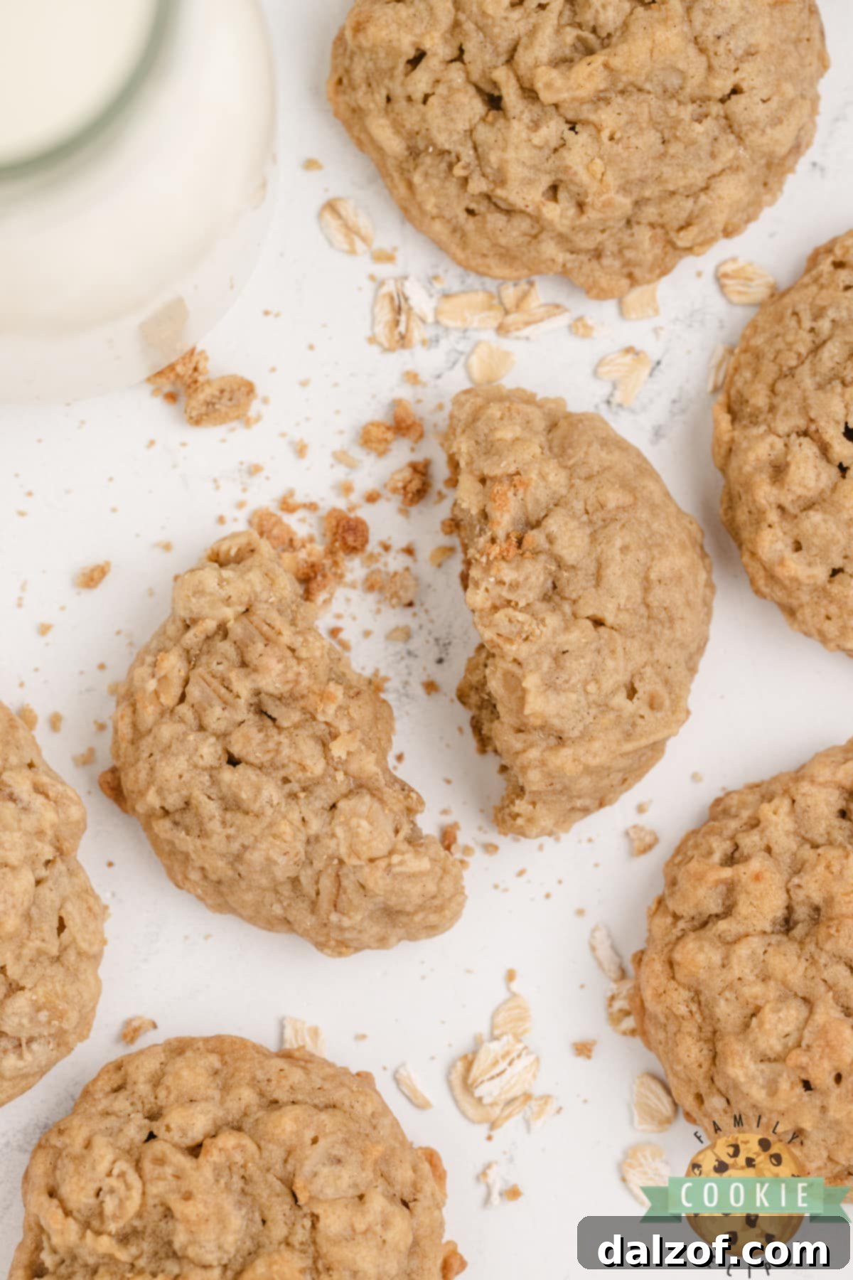 Wholesome Banana Oat Bliss 17 Delicious Banana Oatmeal Cookies on a cooling rack, ready to eat