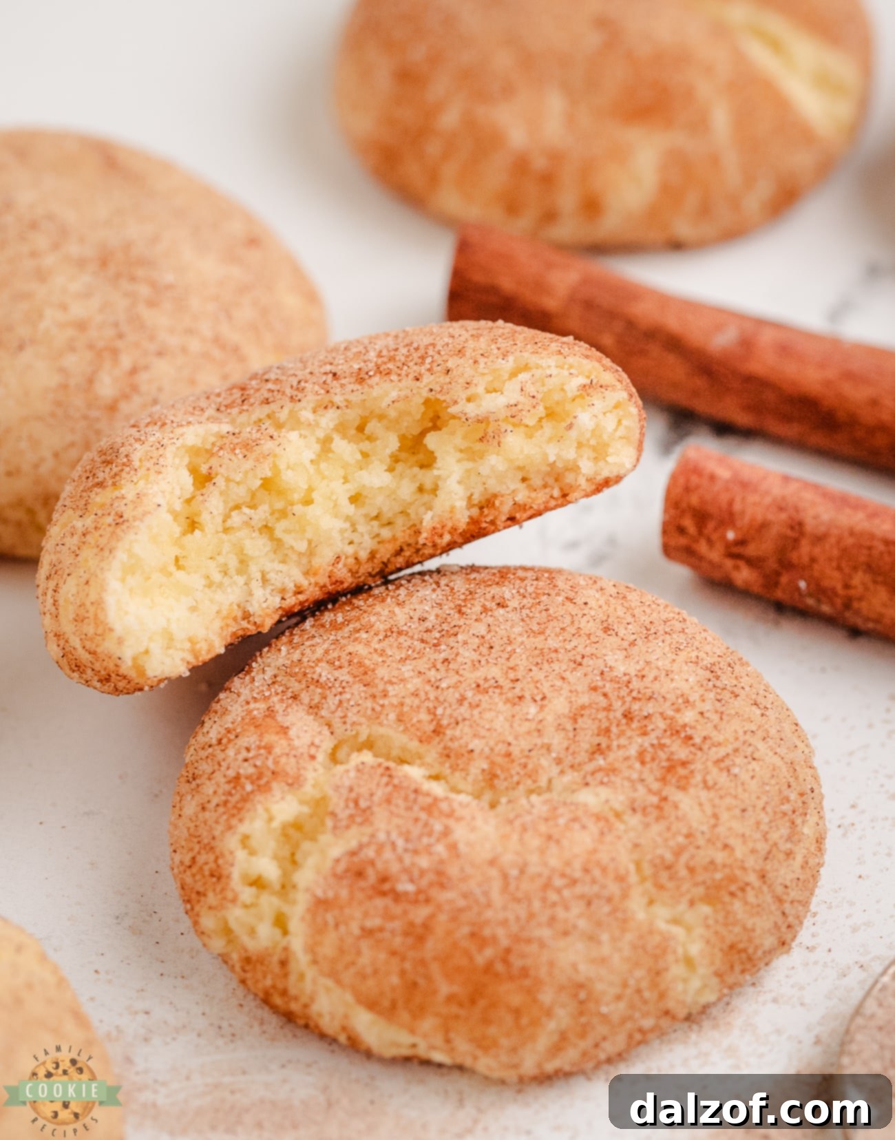 soft chewy cake mix snickerdoodle cookies