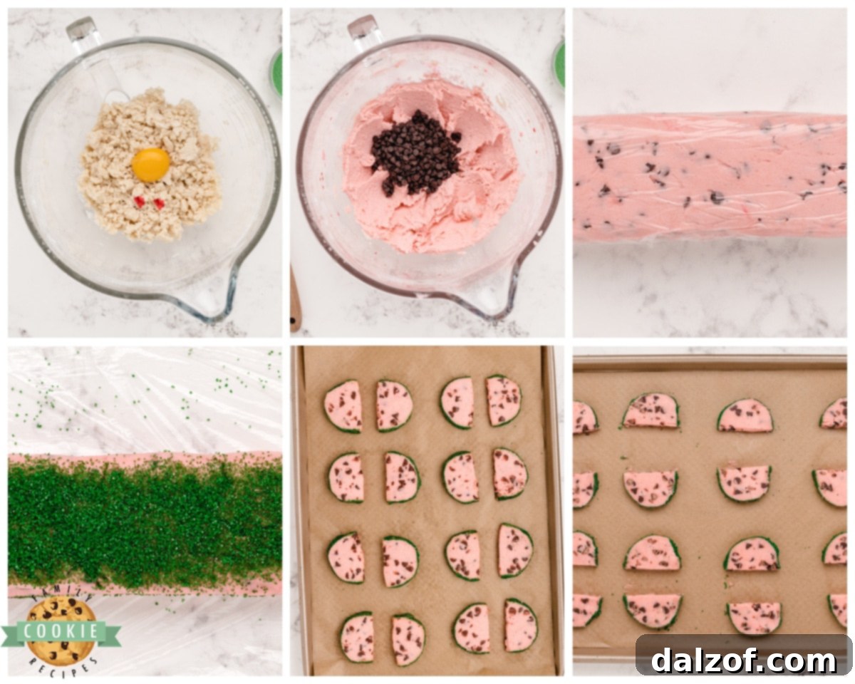 how to make watermelon slice and bake cookies