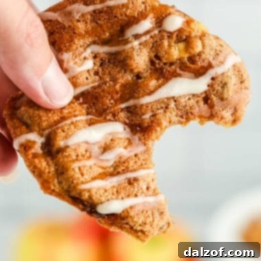 Easy Cinnamon Spiced Apple Cookies recipe