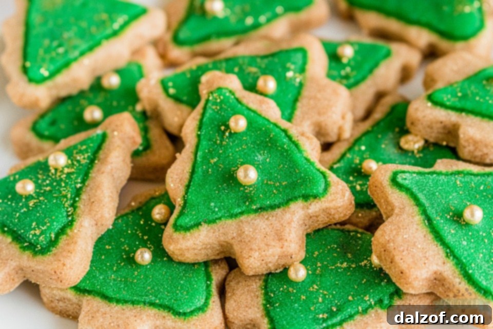 Spiced Christmas Shortbread Cookies