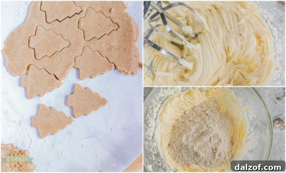 how to make Spiced Christmas Shortbread Cookies