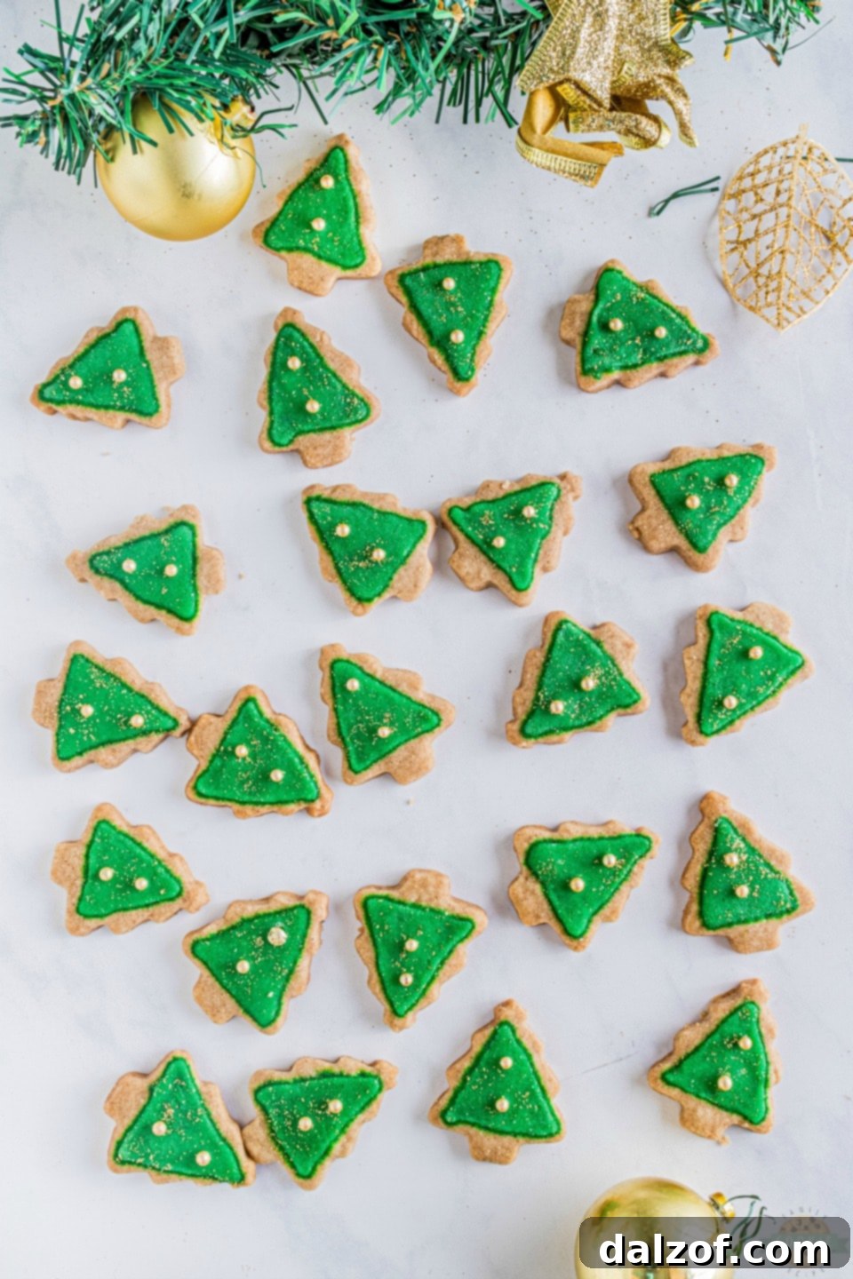 Spiced Christmas Shortbread Cookies