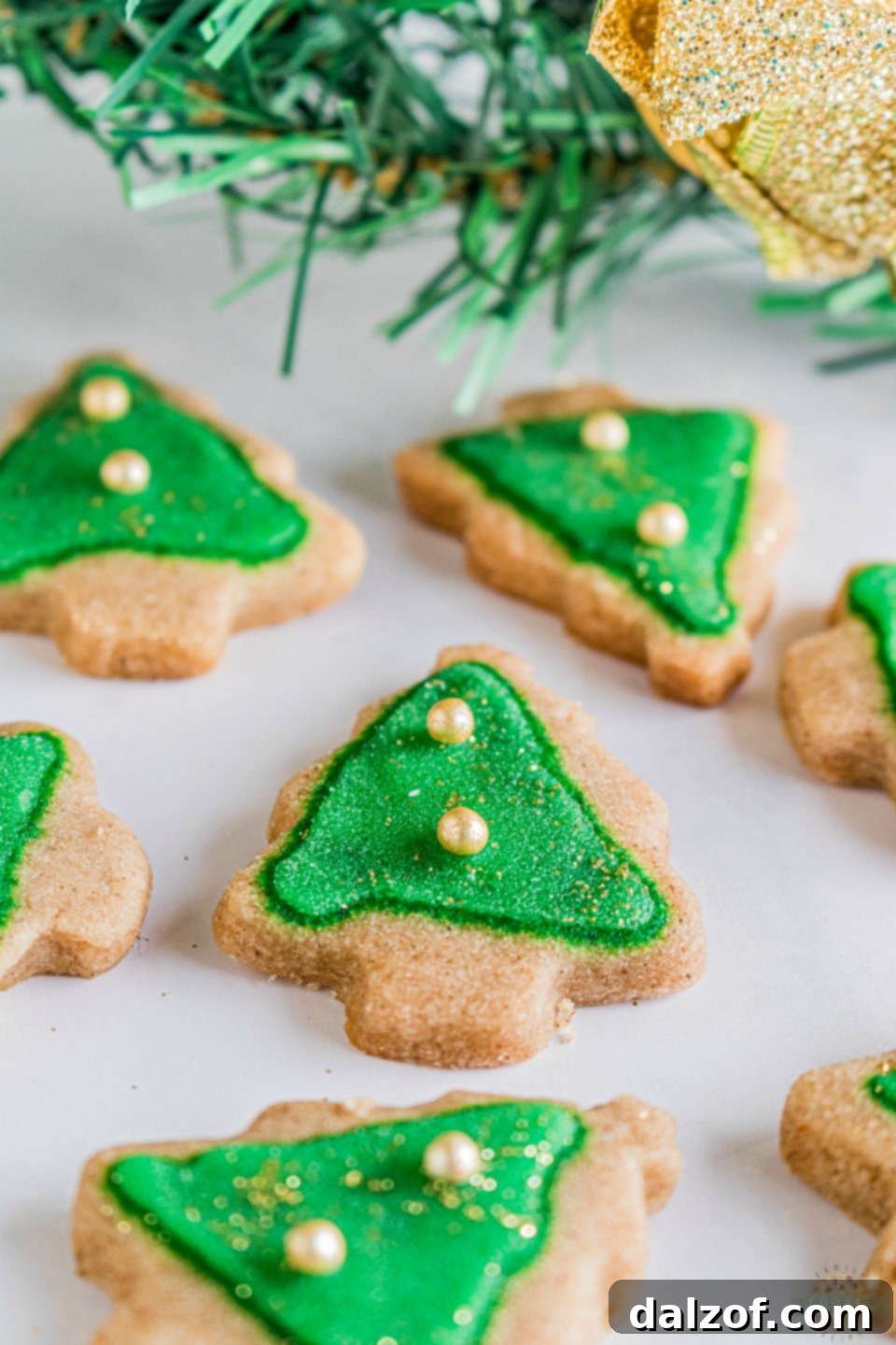 Spiced Christmas Shortbread Cookies