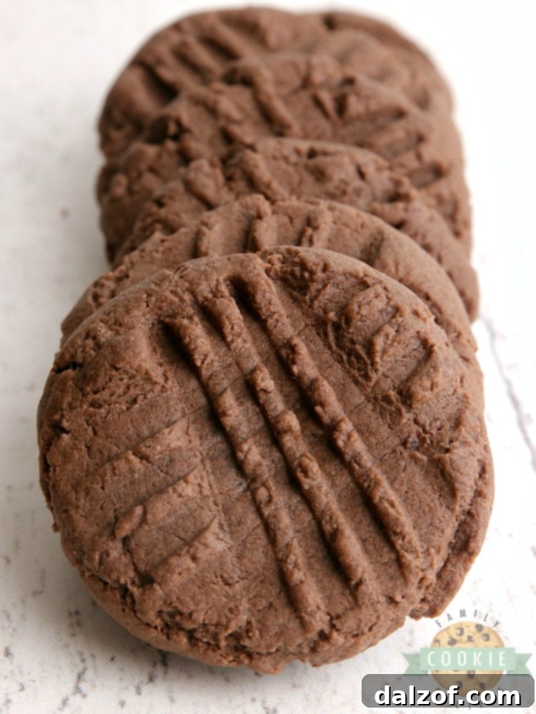 Soft and chewy Chocolate Peanut Butter Cake Mix Cookies resembling peanut butter cups