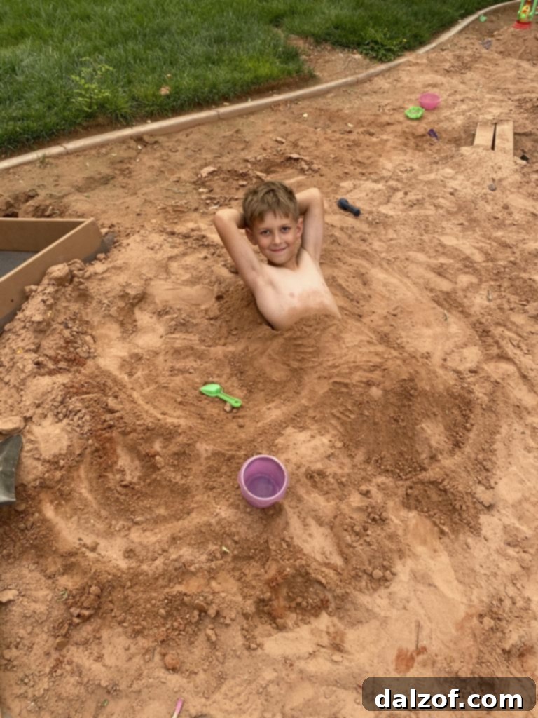 Chocolate Peanut Butter Bliss Cookies 11 Kids playing in a sandbox, enjoying simple outdoor fun