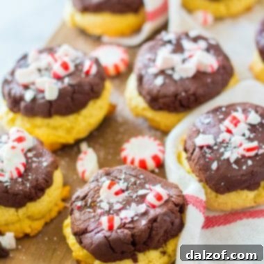 Peppermint Fudge Sugar Cookie recipe