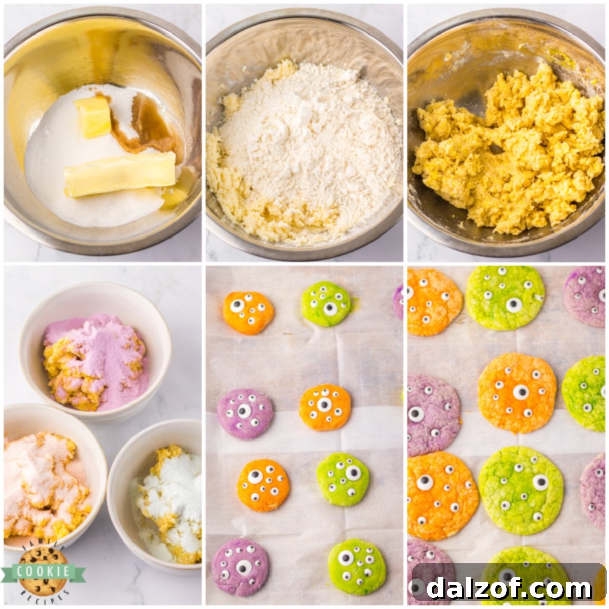 How to make monster Jello cookies for Halloween