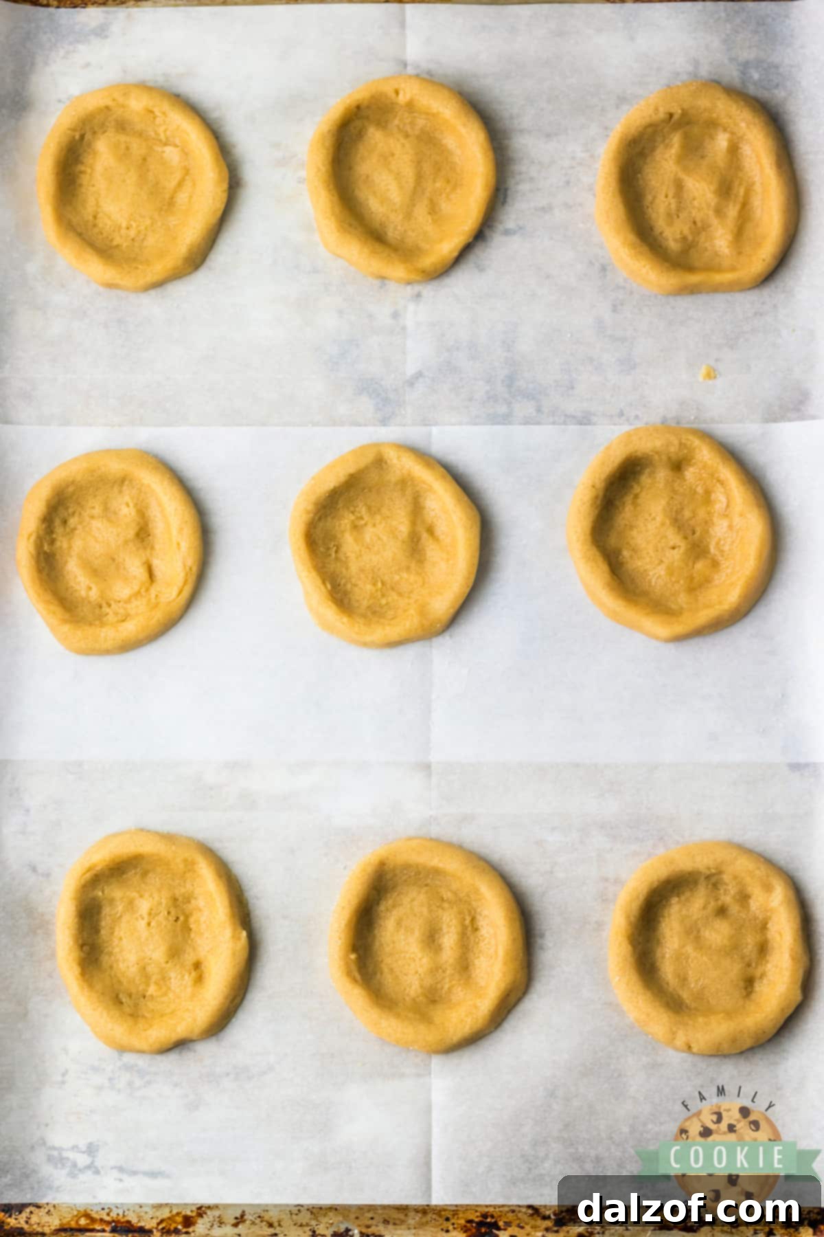 Shaped thumbprint cookies. 