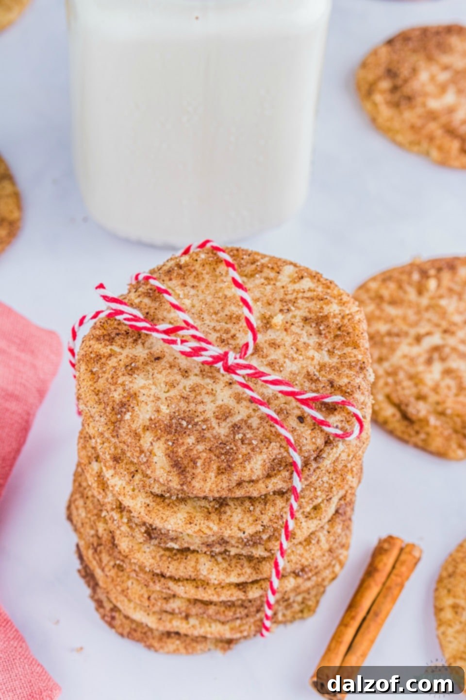 Holiday Gingerbread Spiced Snickerdoodle Cookies