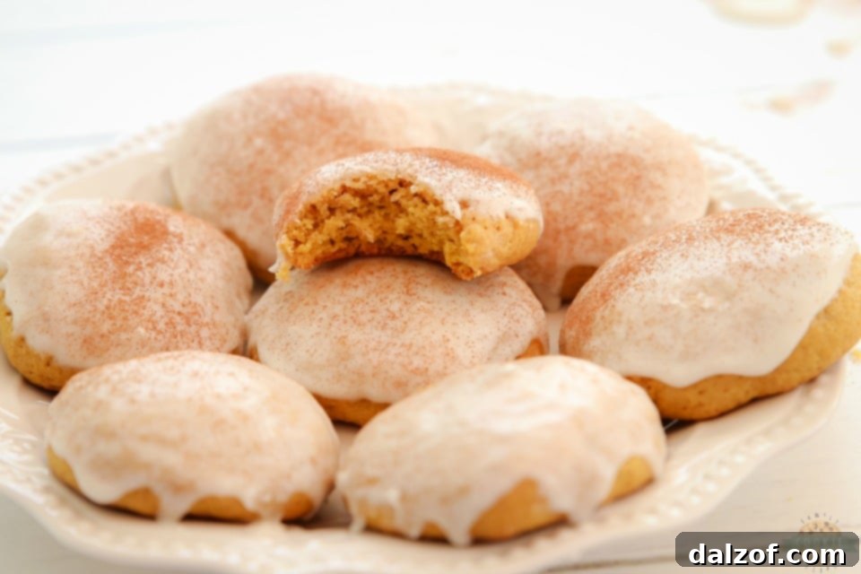 iced Cinnamon Pumpkin Cookies recipe
