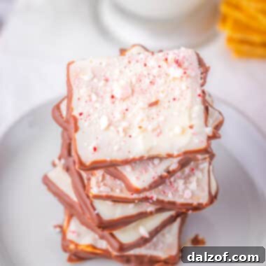 peppermint bark graham crackers