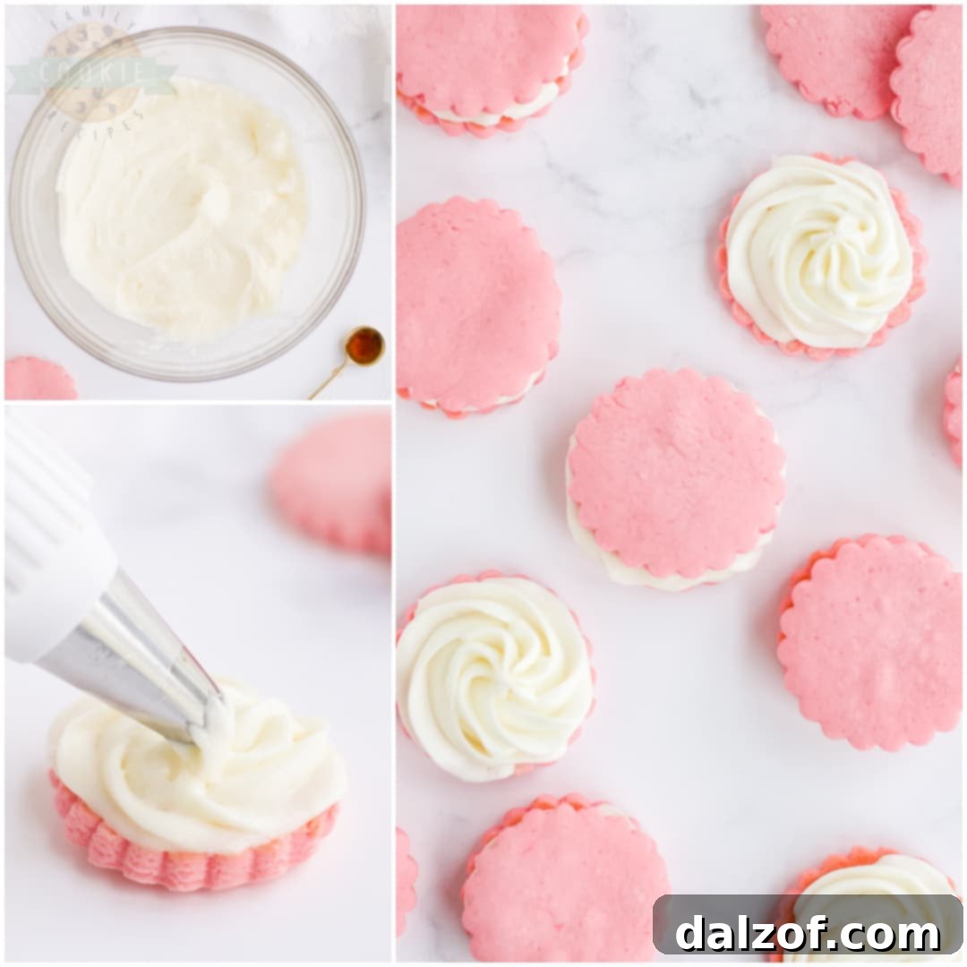 how to make Pink Sandwich Cookie recipe