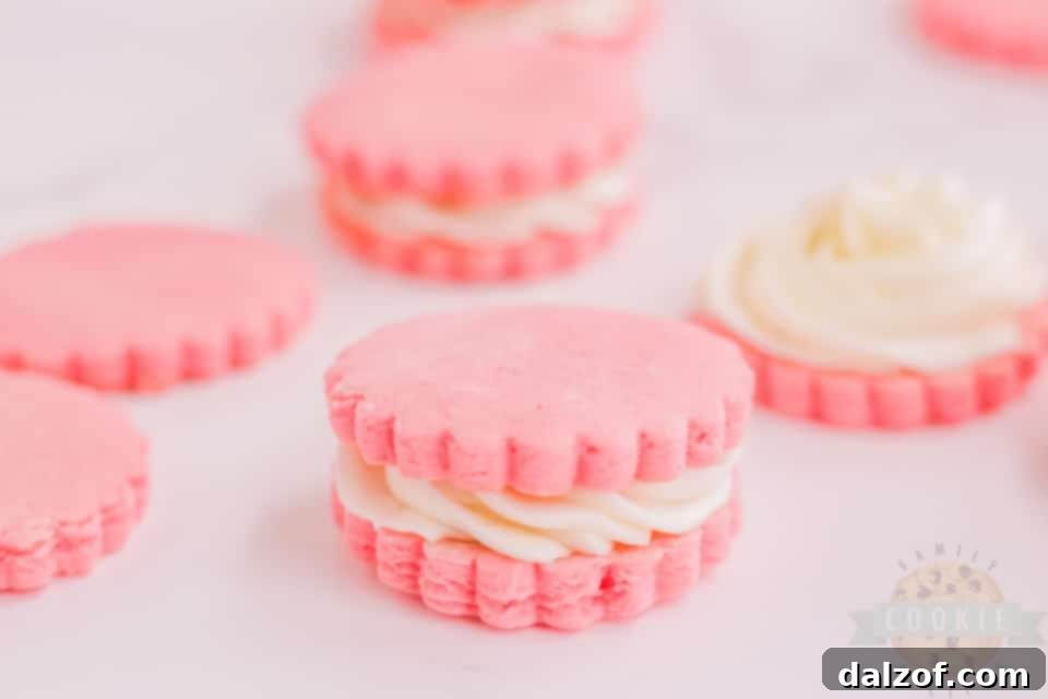 Pink Sandwich Cookie recipe