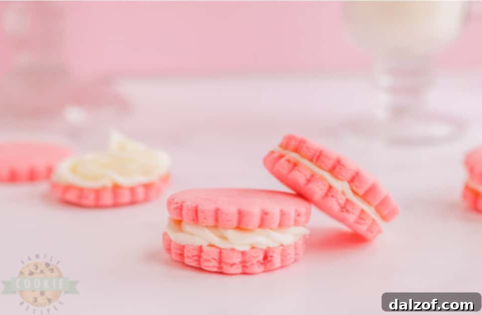 Pink Sandwich Cookie recipe