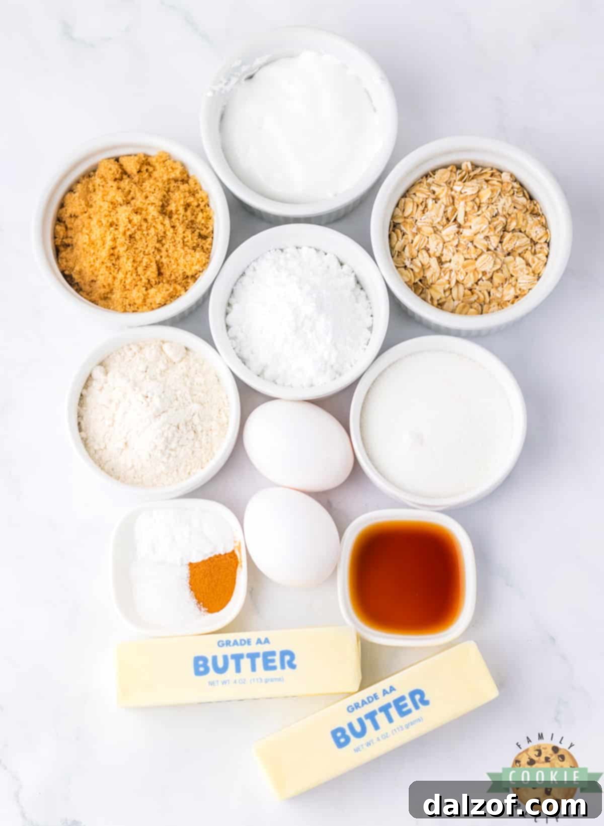 Step-by-step process of making delicious Oatmeal Cream Pie Bars at home.