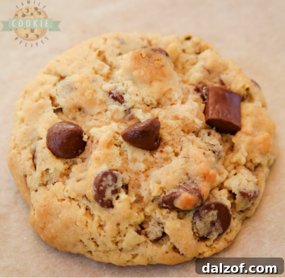 Close-up of Ranger Cookie dough being scooped