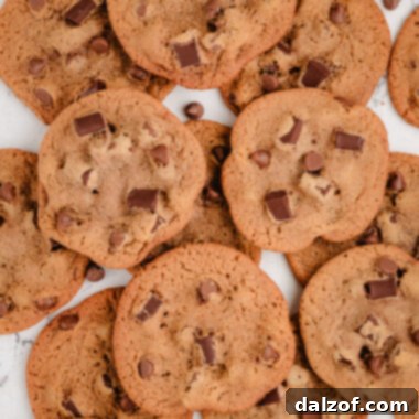 tray of malted chocolate chip cookies