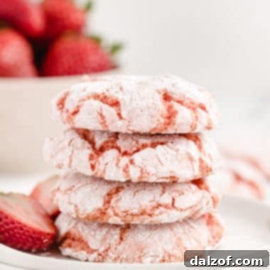 Strawberry Cool Whip Cookies