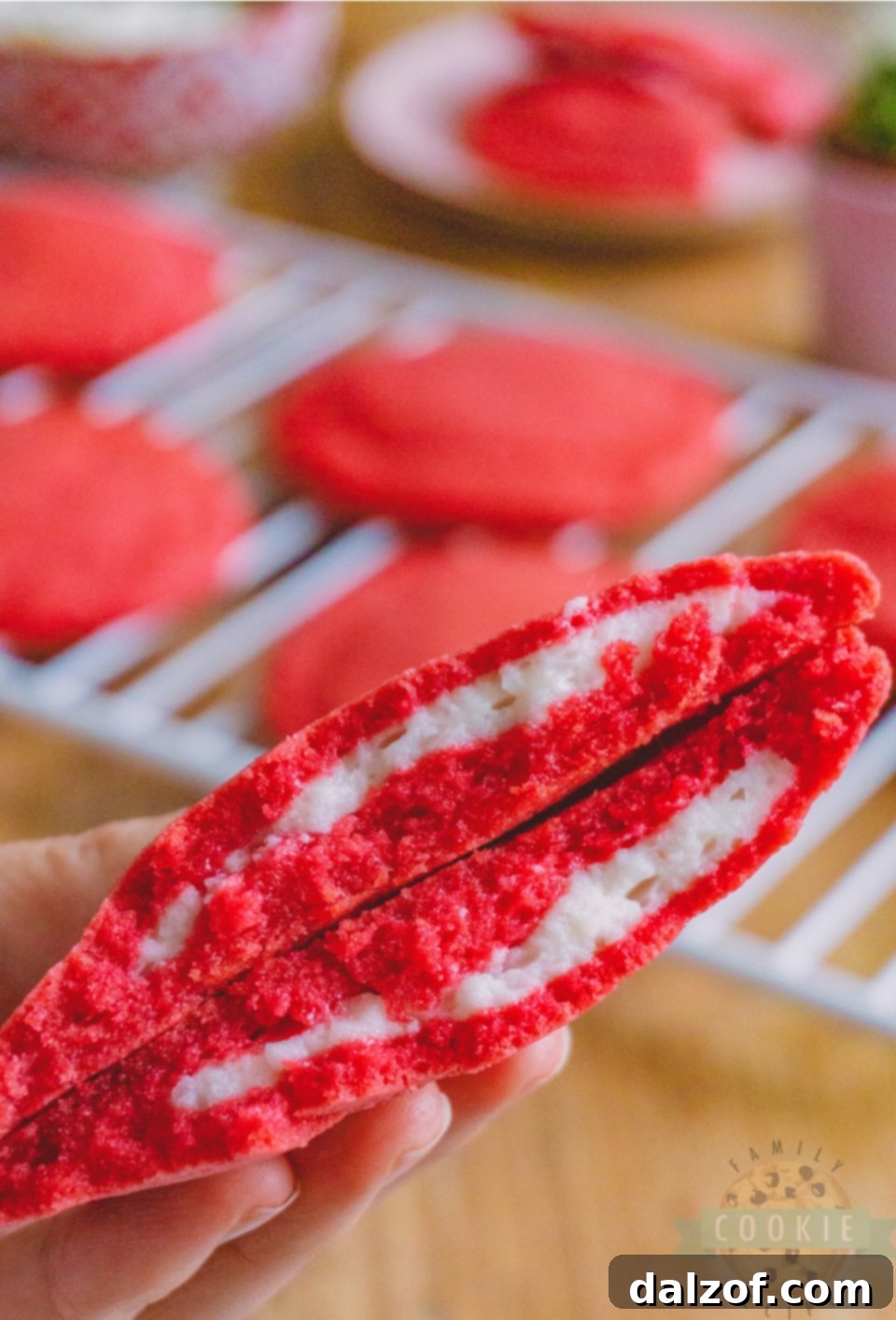 Cream Cheese Red Velvet Cookie recipe