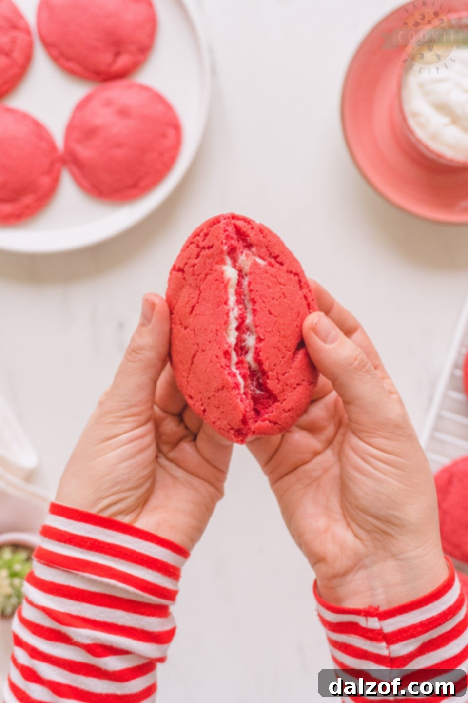 Cream Cheese Red Velvet Cookie recipe