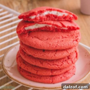 Cream Cheese Red Velvet Cookie recipe