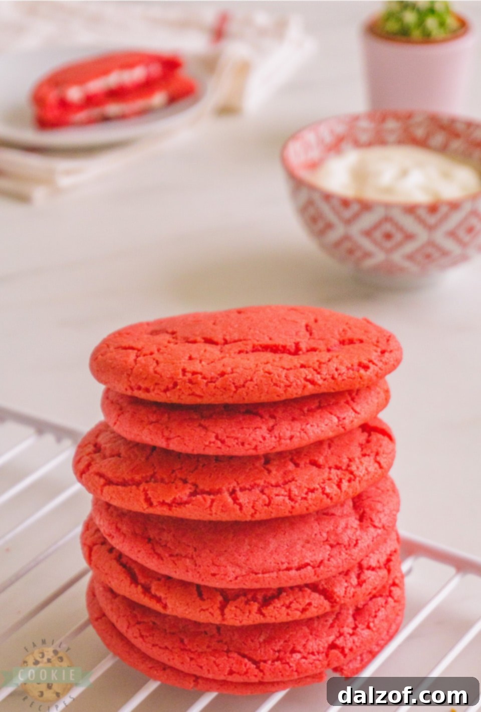 Cream Cheese Red Velvet Cookie recipe
