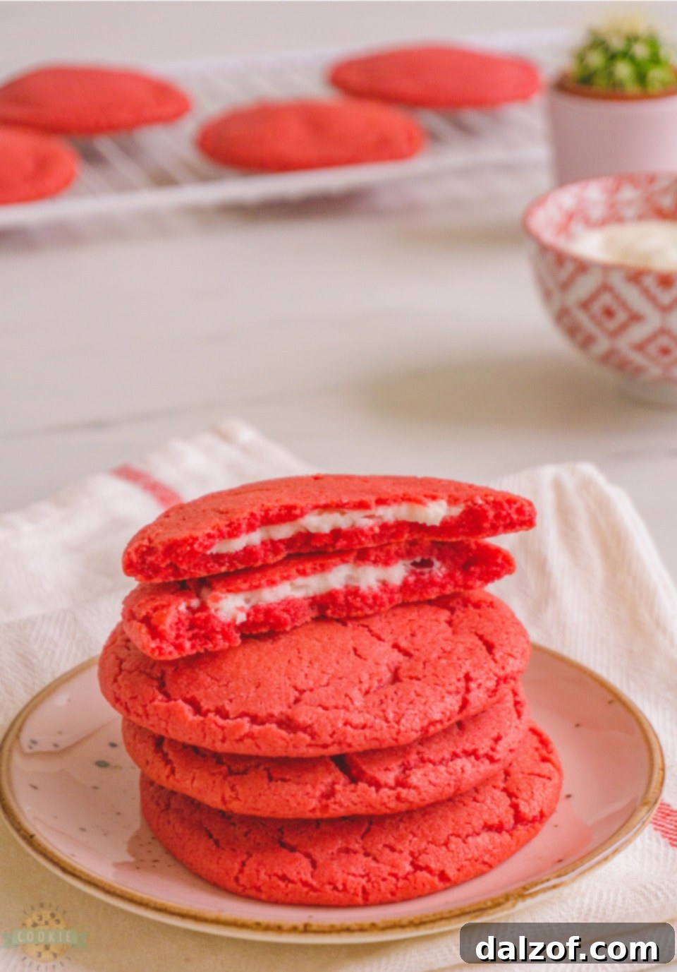 Cream Cheese Red Velvet Cookie recipe