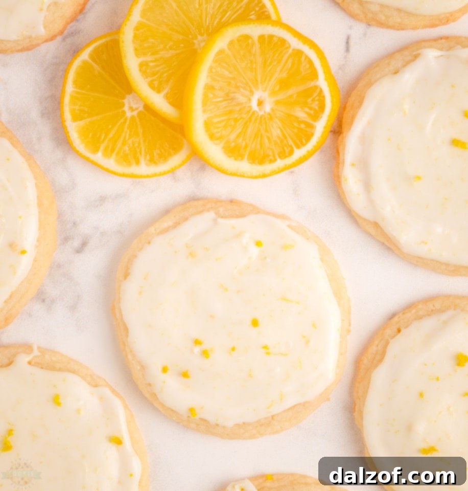Ingredients for making fresh lemon glaze for meltaway cookies