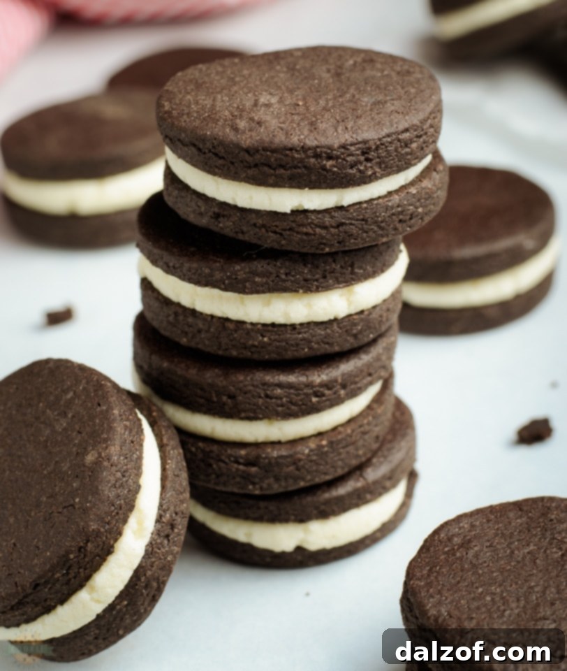 How to make Homemade OREO Cookies: Delicious chocolate wafers with creamy vanilla filling