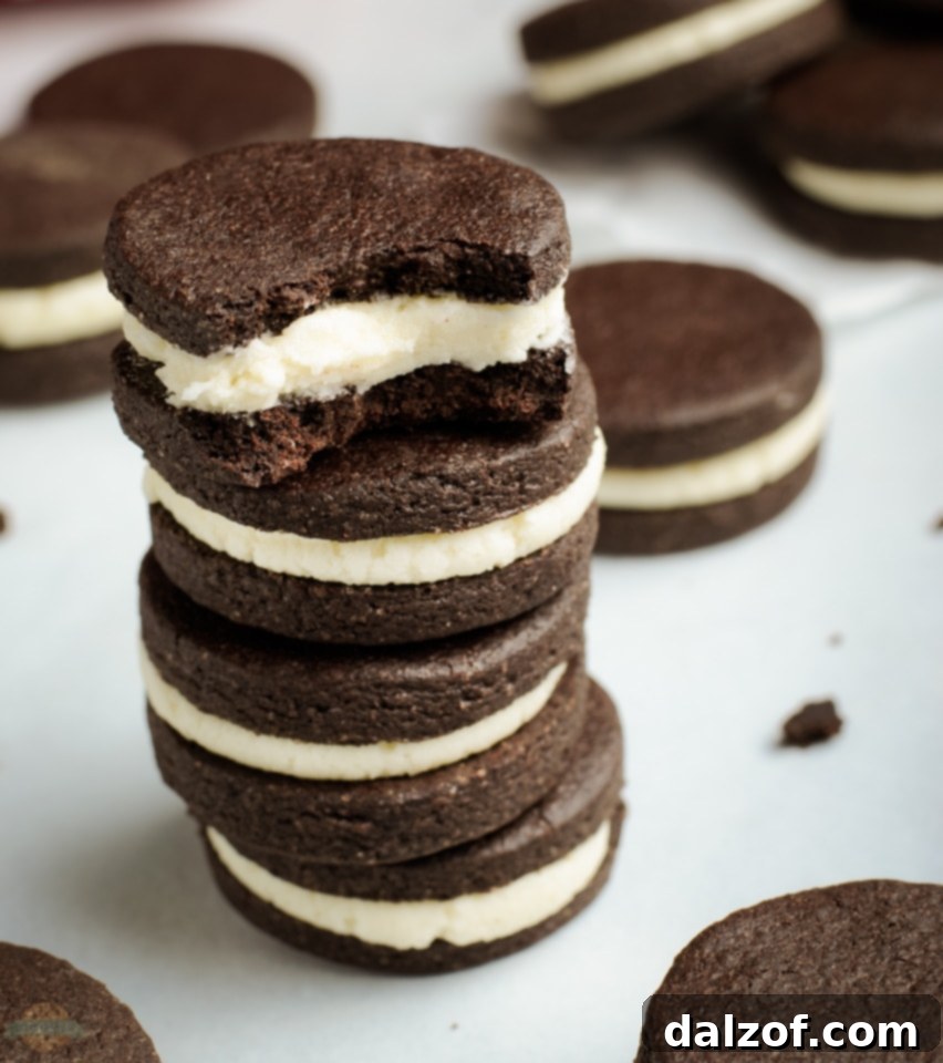Homemade Oreo Cookies: Perfect for sharing or enjoying solo