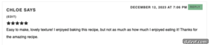 Reader testimonial praising the Snickerdoodle Cookie Bars recipe.