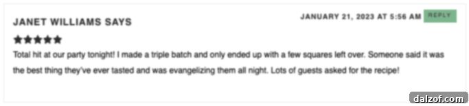 Another glowing review from a satisfied baker who tried the Snickerdoodle Cookie Bars.