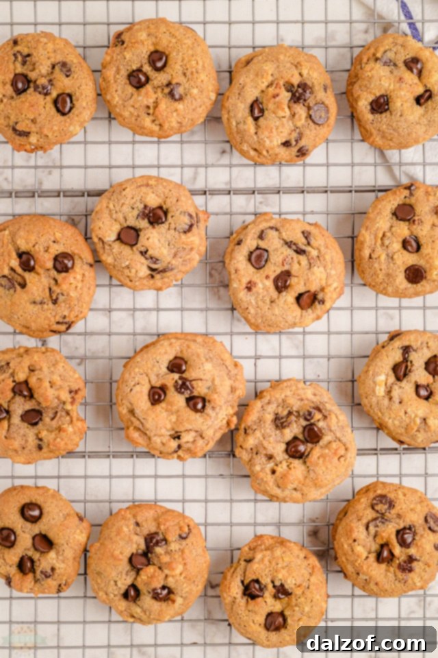 Breakfast Cookies Cooling on a Rack
