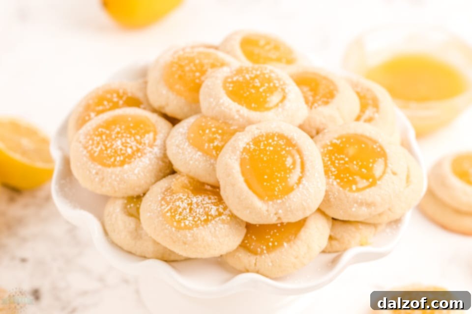 Lemon Thumbprint Cookies recipe