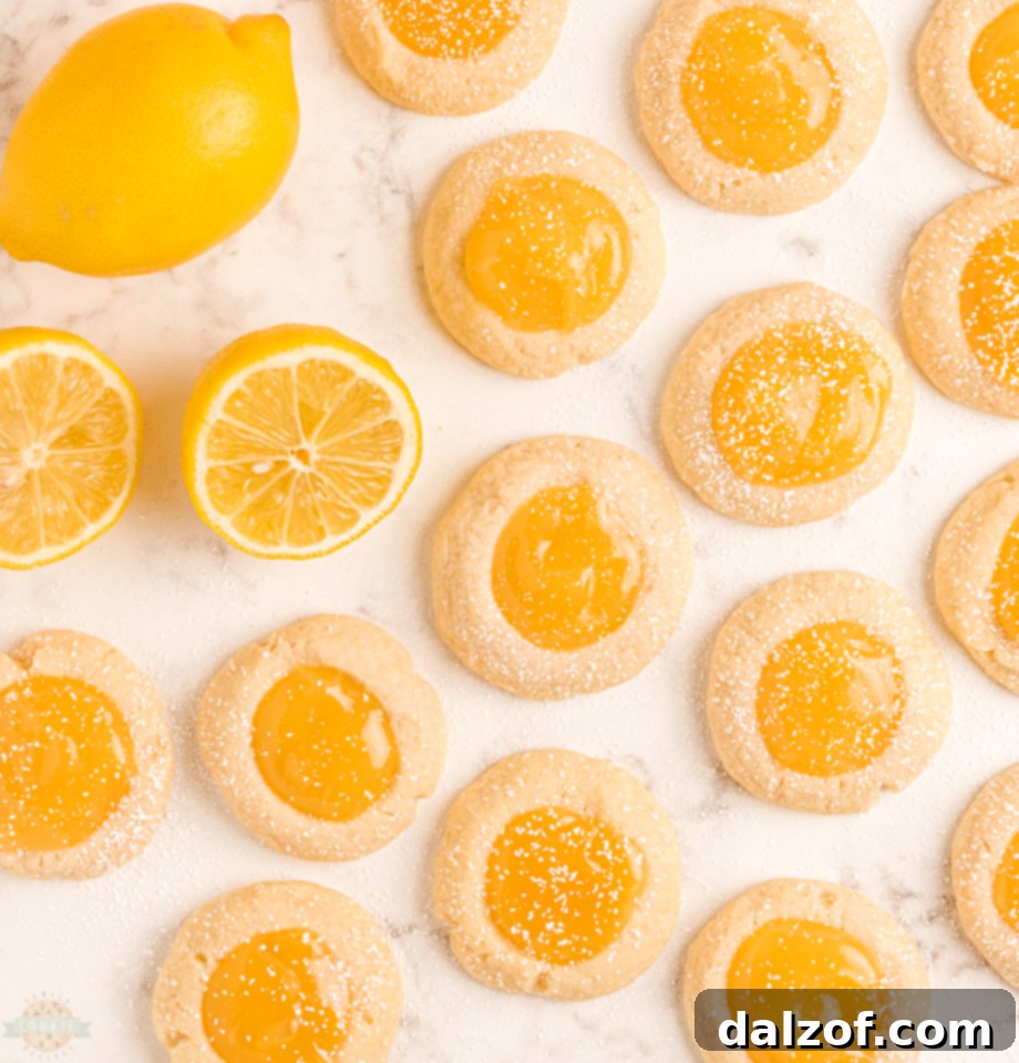 Lemon Thumbprint Cookies recipe